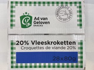 VLEESKROKETTEN DOOS